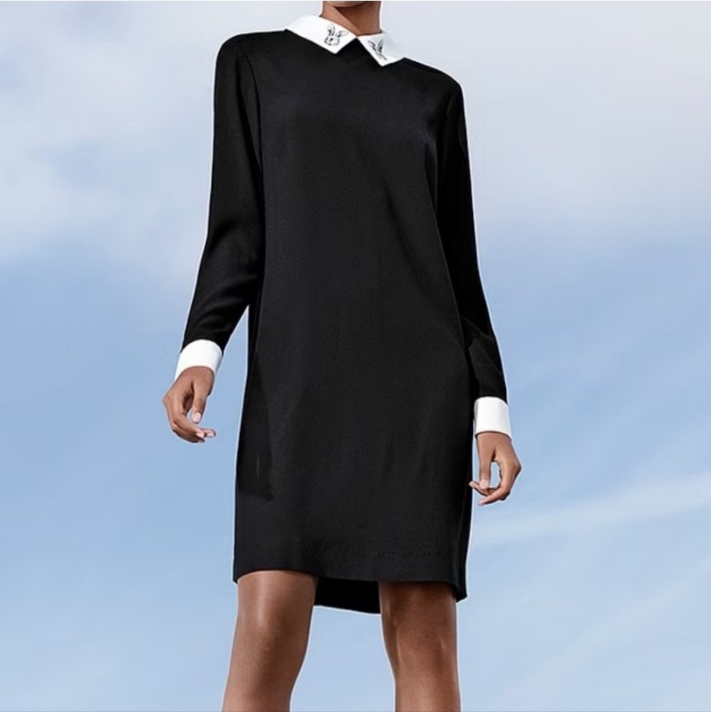 Victoria Beckham for Target Peter pan collar dress with rabbit detail Size M